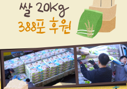 KNN 넥센월석 문화재단 20kg 쌀, 388포 후원